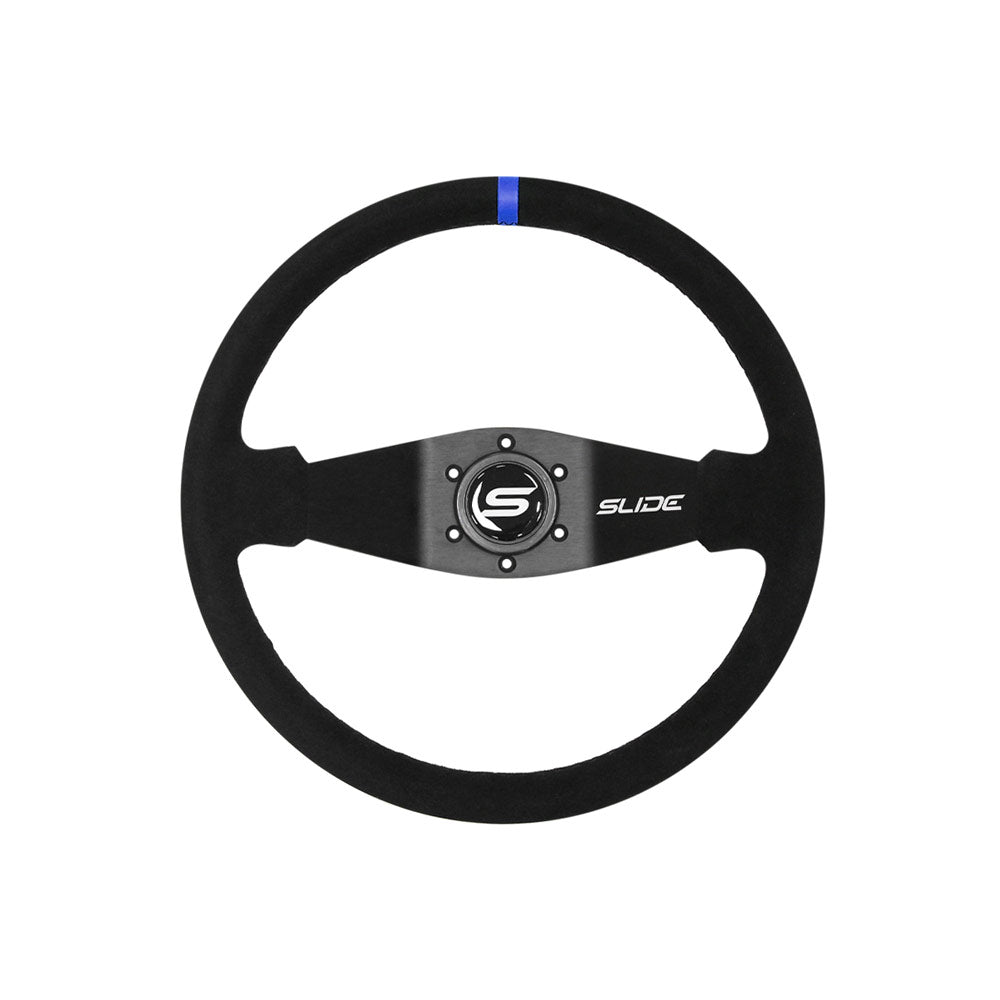 SLIDE Two Spoke BS Sportlenkrad Wildleder schwarz (geschüsselt)