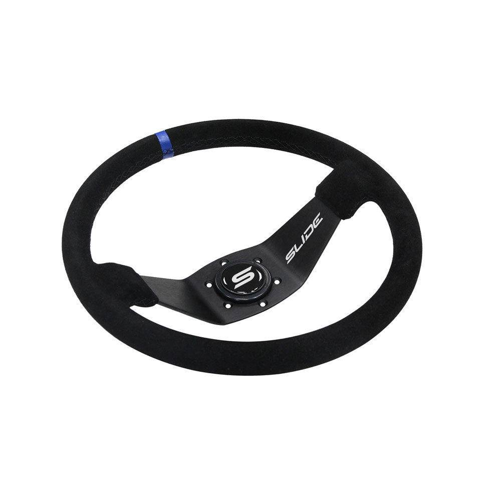 SLIDE Two Spoke BS Sportlenkrad Wildleder schwarz (geschüsselt)