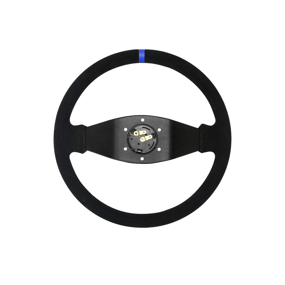 SLIDE Two Spoke BS Sportlenkrad Wildleder schwarz (geschüsselt)