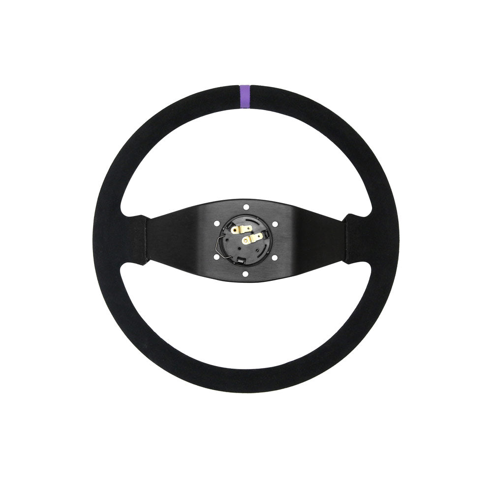 SLIDE Two Spoke VS Sportlenkrad Wildleder schwarz (geschüsselt)