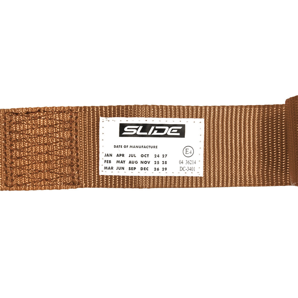 SLIDE V2 4-Punkt Sicherheitsgurt 2" gold (E4)