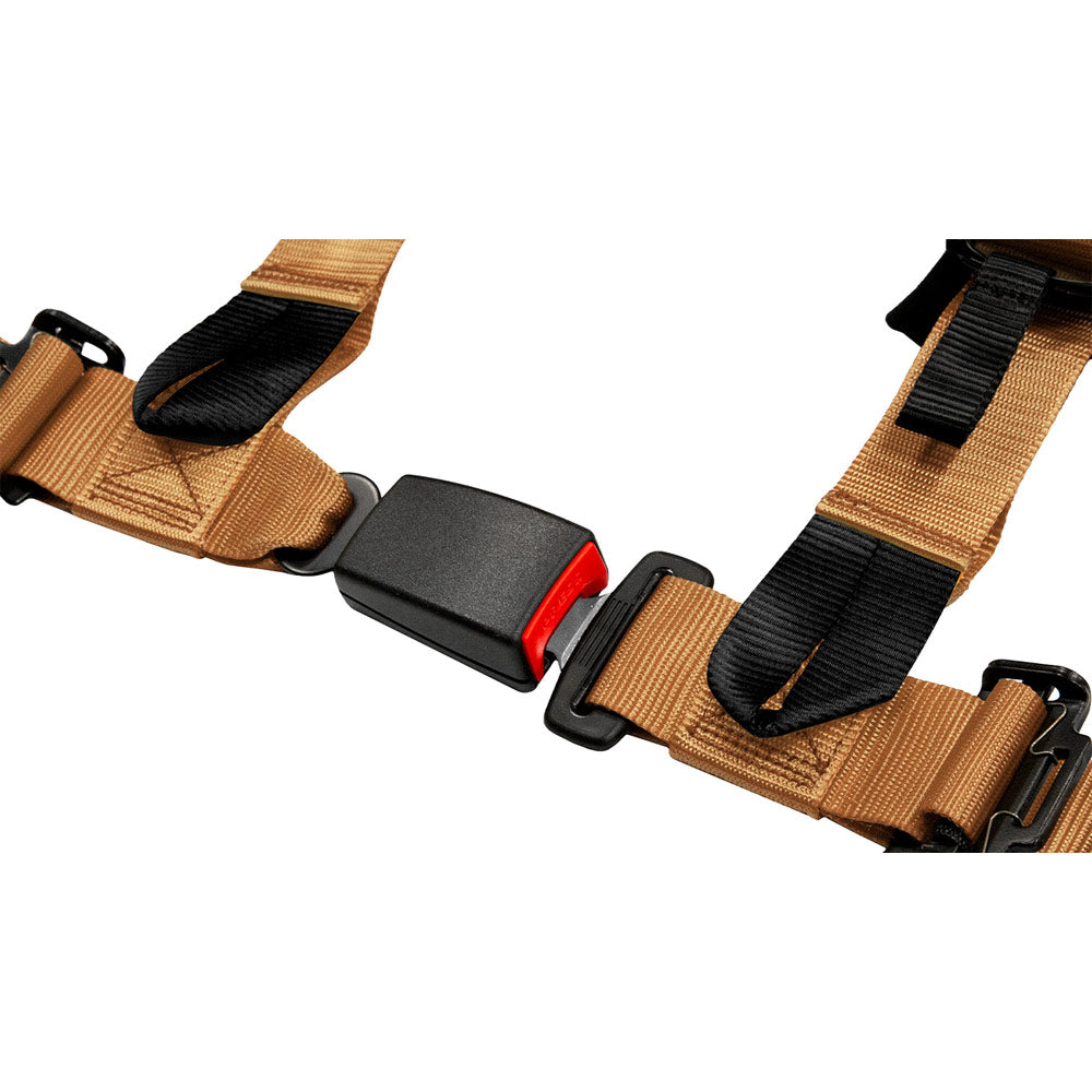 SLIDE V2 4-Punkt Sicherheitsgurt 2" gold (E4)