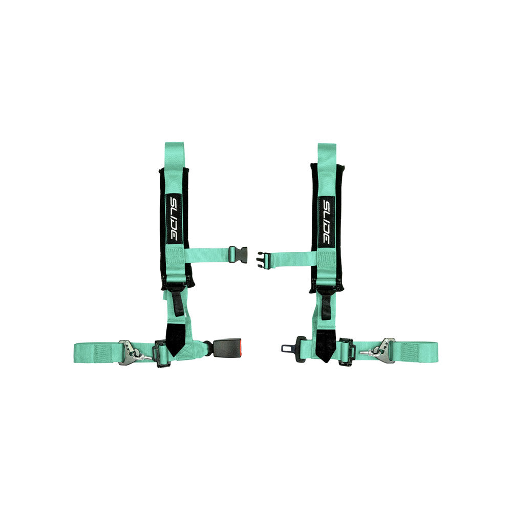 SLIDE V2 4-Punkt Sicherheitsgurt 2" mint (E4)