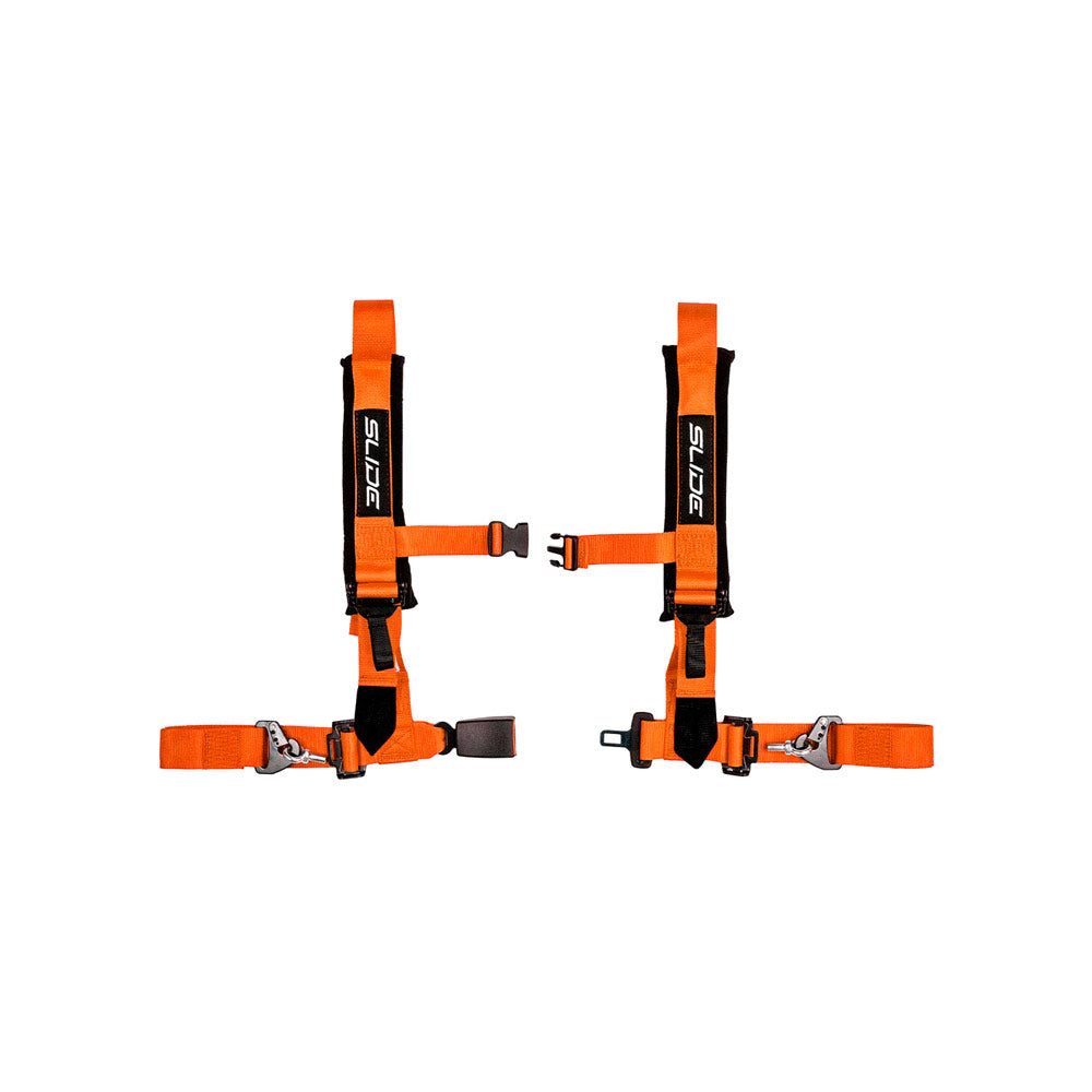 SLIDE V2 4-Punkt Sicherheitsgurt 2" orange (E4)