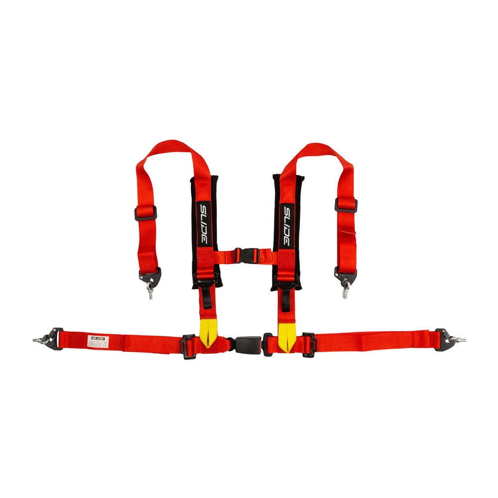 SLIDE V2 4-Punkt Sicherheitsgurt 2" rot (E4)