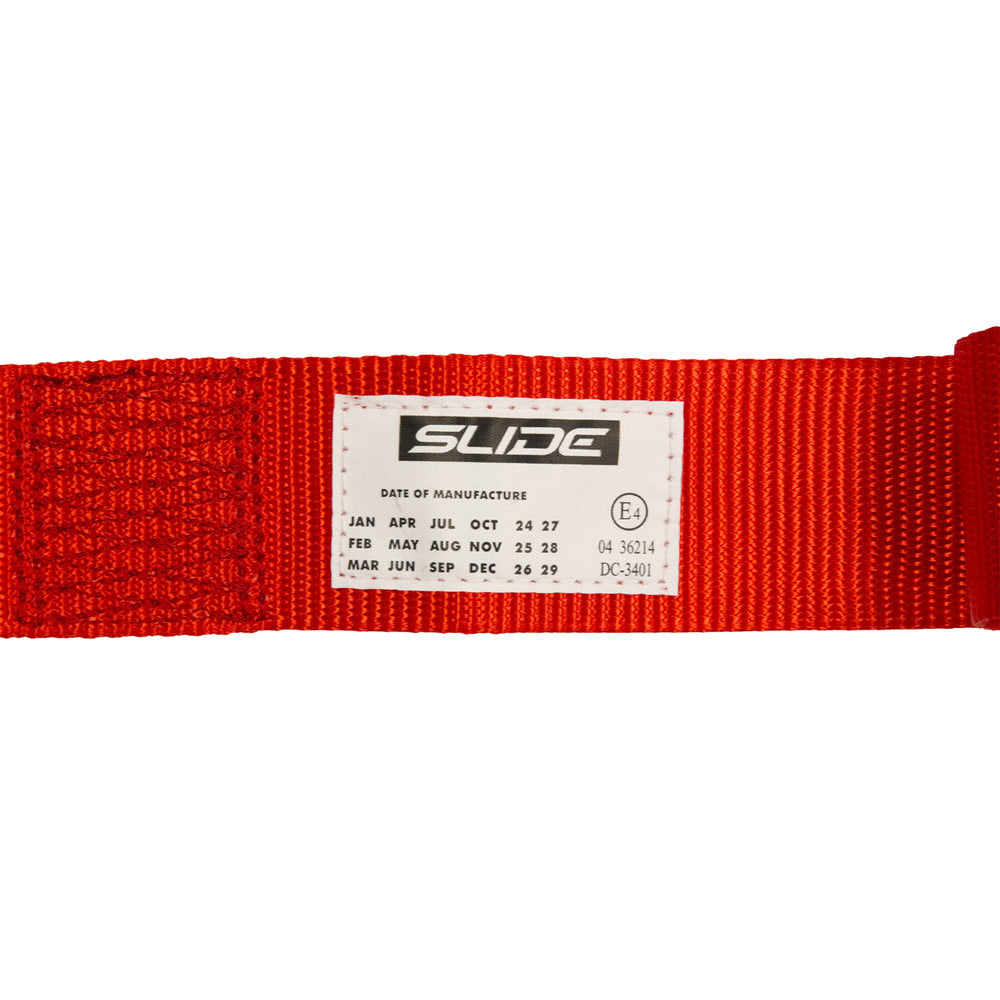 SLIDE V2 4-Punkt Sicherheitsgurt 2" rot (E4)