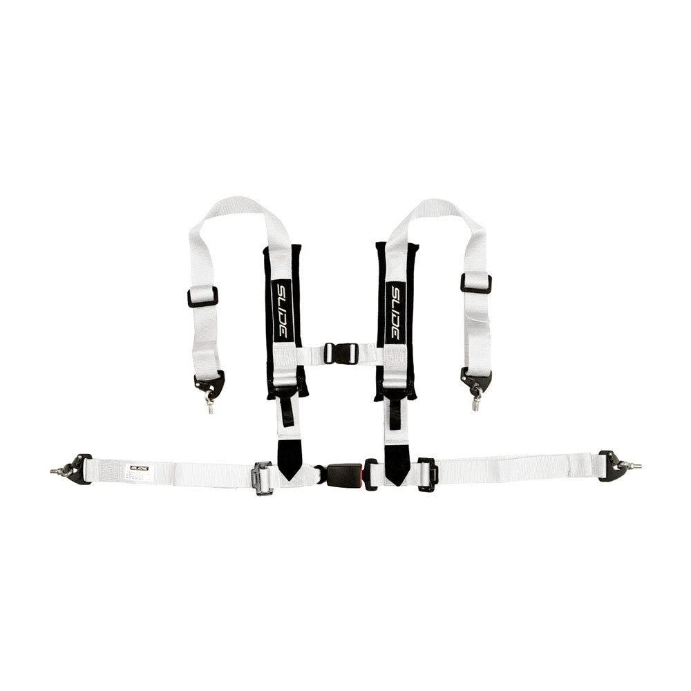 SLIDE V2 4-Punkt Sicherheitsgurt 2" weiss (E4)