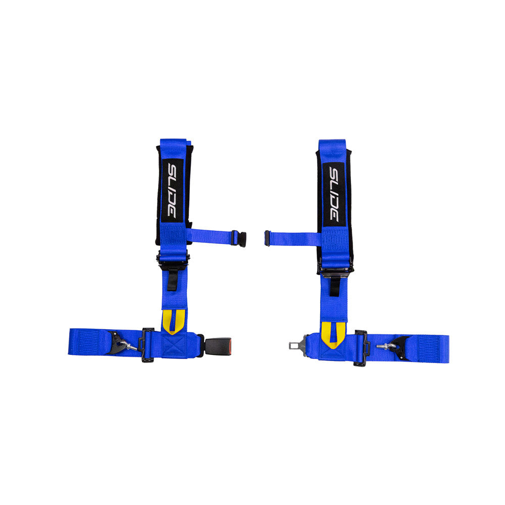 SLIDE V2 4-Punkt Sicherheitsgurt 3" blau (E4)