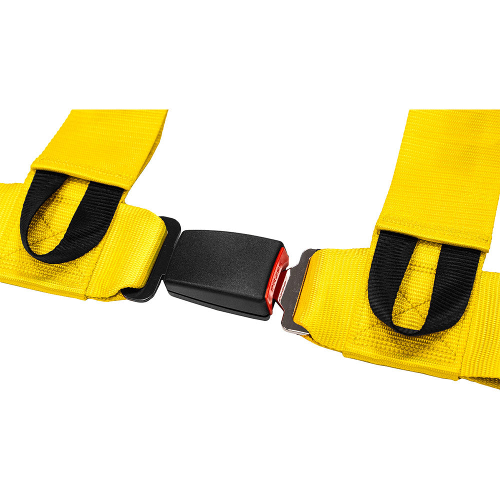 SLIDE V2 4-Punkt Sicherheitsgurt 3" gelb (E4)