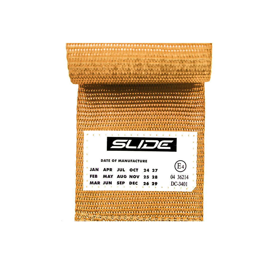 SLIDE V2 4-Punkt Sicherheitsgurt 3" gold (E4)