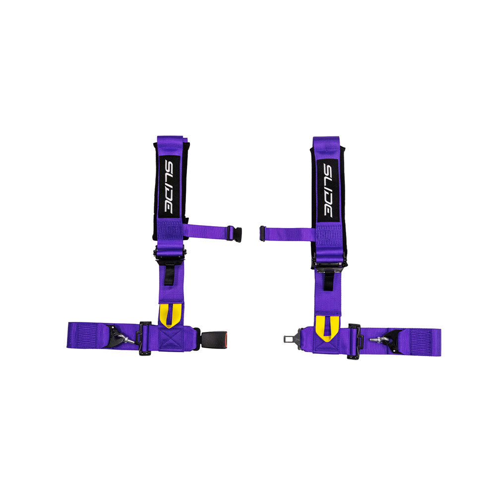 SLIDE V2 4-Punkt Sicherheitsgurt 3" lila (E4)