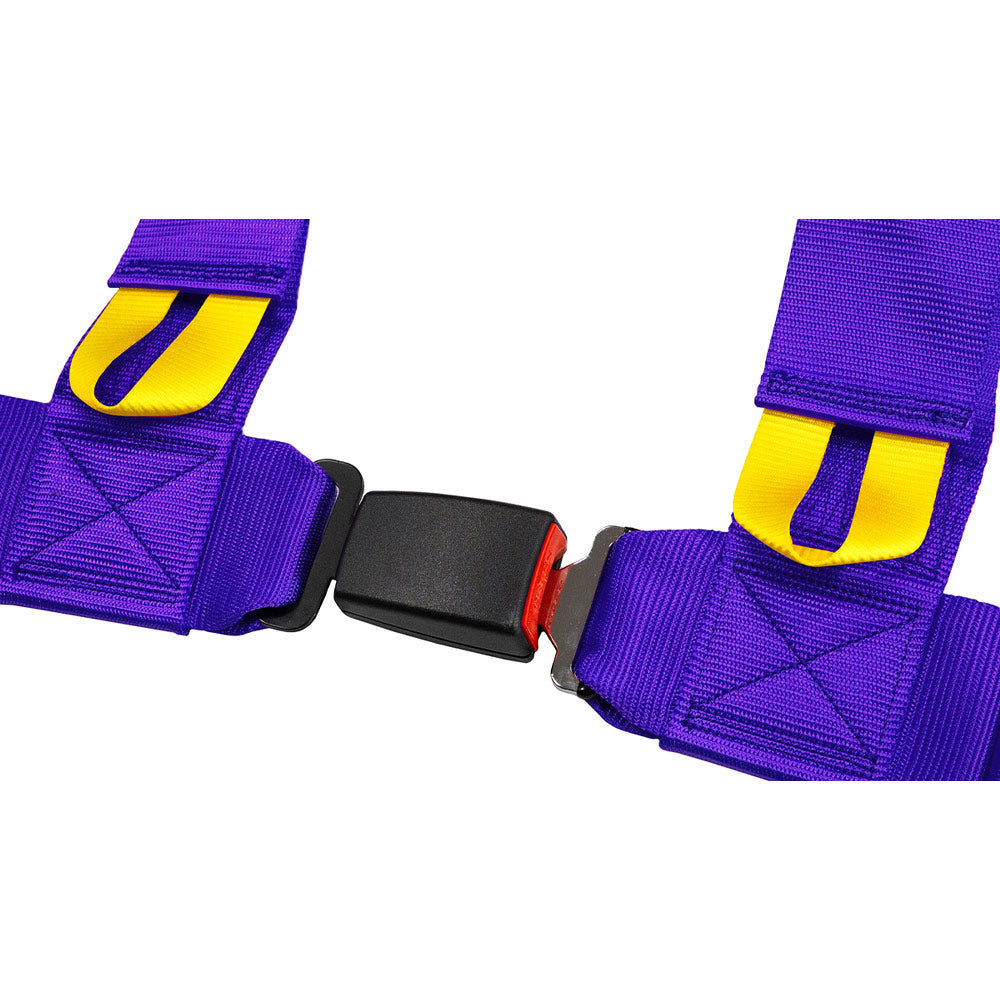 SLIDE V2 4-Punkt Sicherheitsgurt 3" lila (E4)