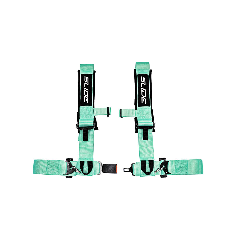 SLIDE V2 4-Punkt Sicherheitsgurt 3" mint (E4)