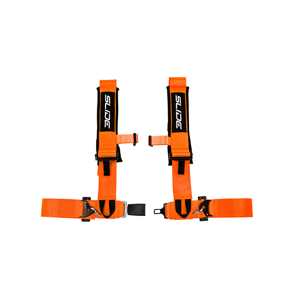 SLIDE V2 4-Punkt Sicherheitsgurt 3" orange (E4)