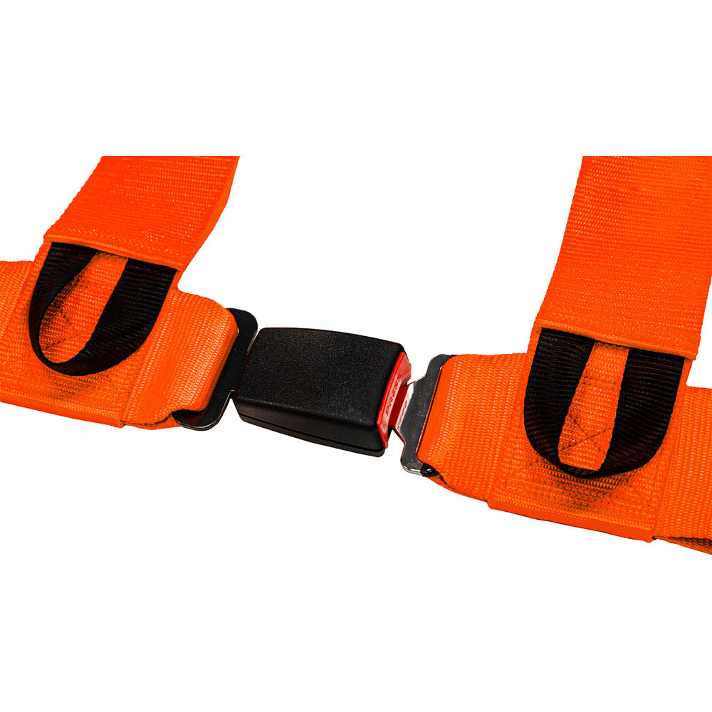 SLIDE V2 4-Punkt Sicherheitsgurt 3" orange (E4)