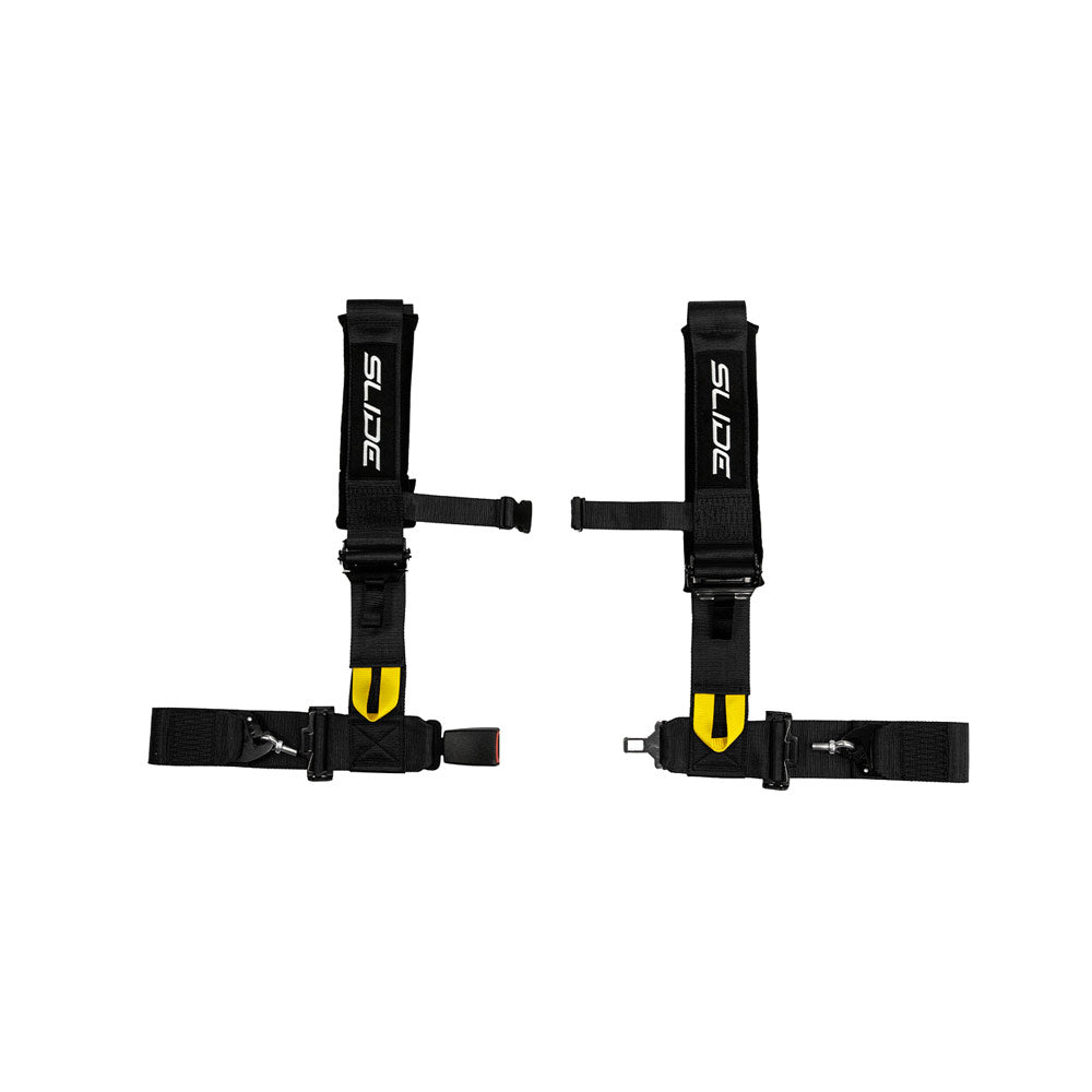SLIDE V2 4-Punkt Sicherheitsgurt 3" schwarz (E4)