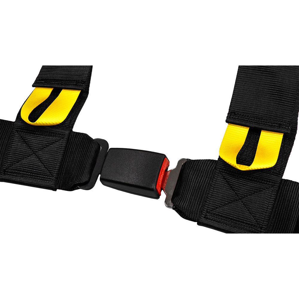 SLIDE V2 4-Punkt Sicherheitsgurt 3" schwarz (E4)