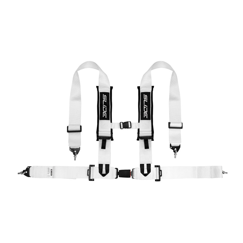 SLIDE V2 4-Punkt Sicherheitsgurt 3" weiss (E4)