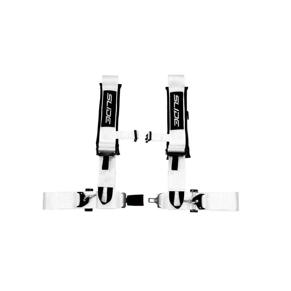 SLIDE V2 4-Punkt Sicherheitsgurt 3" weiss (E4)