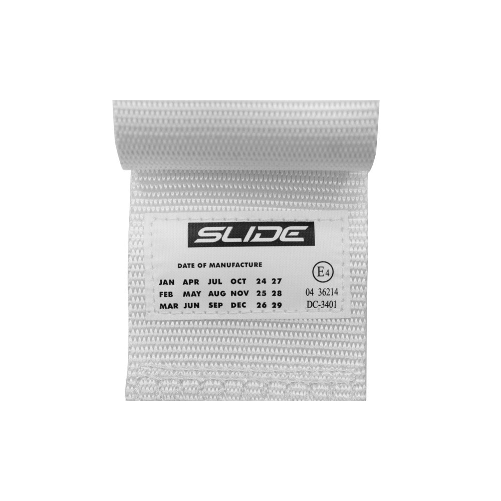 SLIDE V2 4-Punkt Sicherheitsgurt 3" weiss (E4)