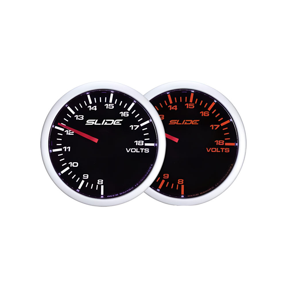 SLIDE Voltmeter Spannungsanzeige 52 mm beleuchtet