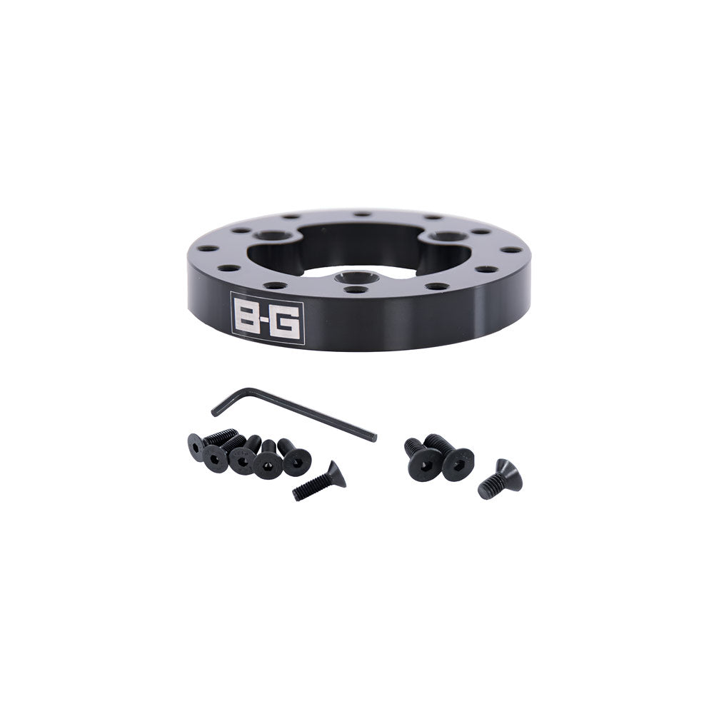 B-G RACING Lenkrad Adapter 3x44,45mm auf 6x70mm / 6x74mm (Aluminium)