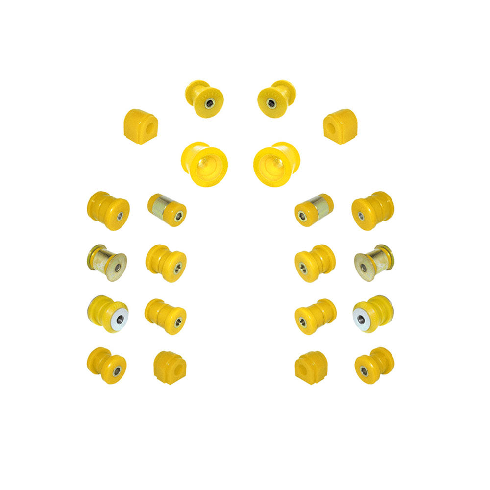 STRONGFLEX Buchsen Set passend für Skoda Octavia II Vorderachse & Hinterachse (PU)