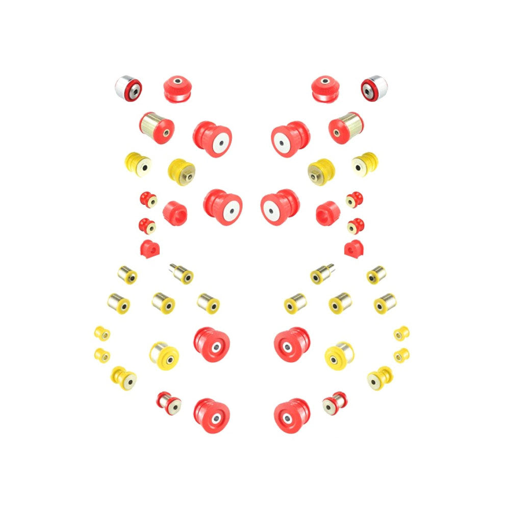 STRONGFLEX Buchsen Set passend für Audi A8 D2 Vorderachse & Hinterachse (PU)