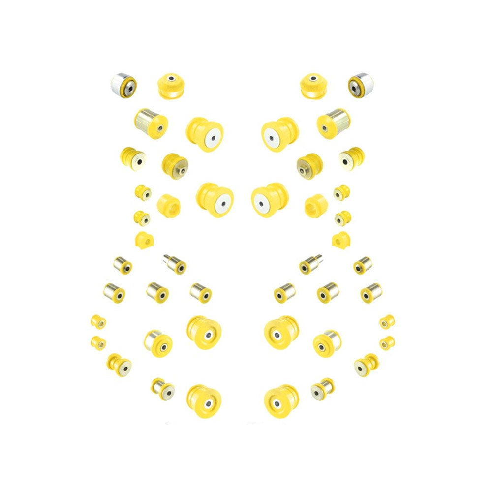 STRONGFLEX Buchsen Set passend für Audi A8 D2 Vorderachse & Hinterachse (PU)