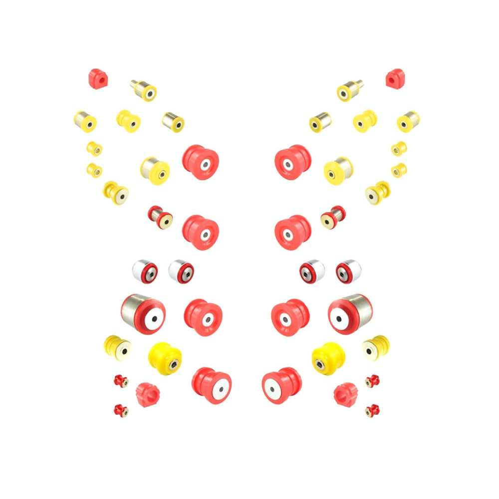 STRONGFLEX Buchsen Set passend für Audi A8 D3 Vorderachse & Hinterachse (PU)