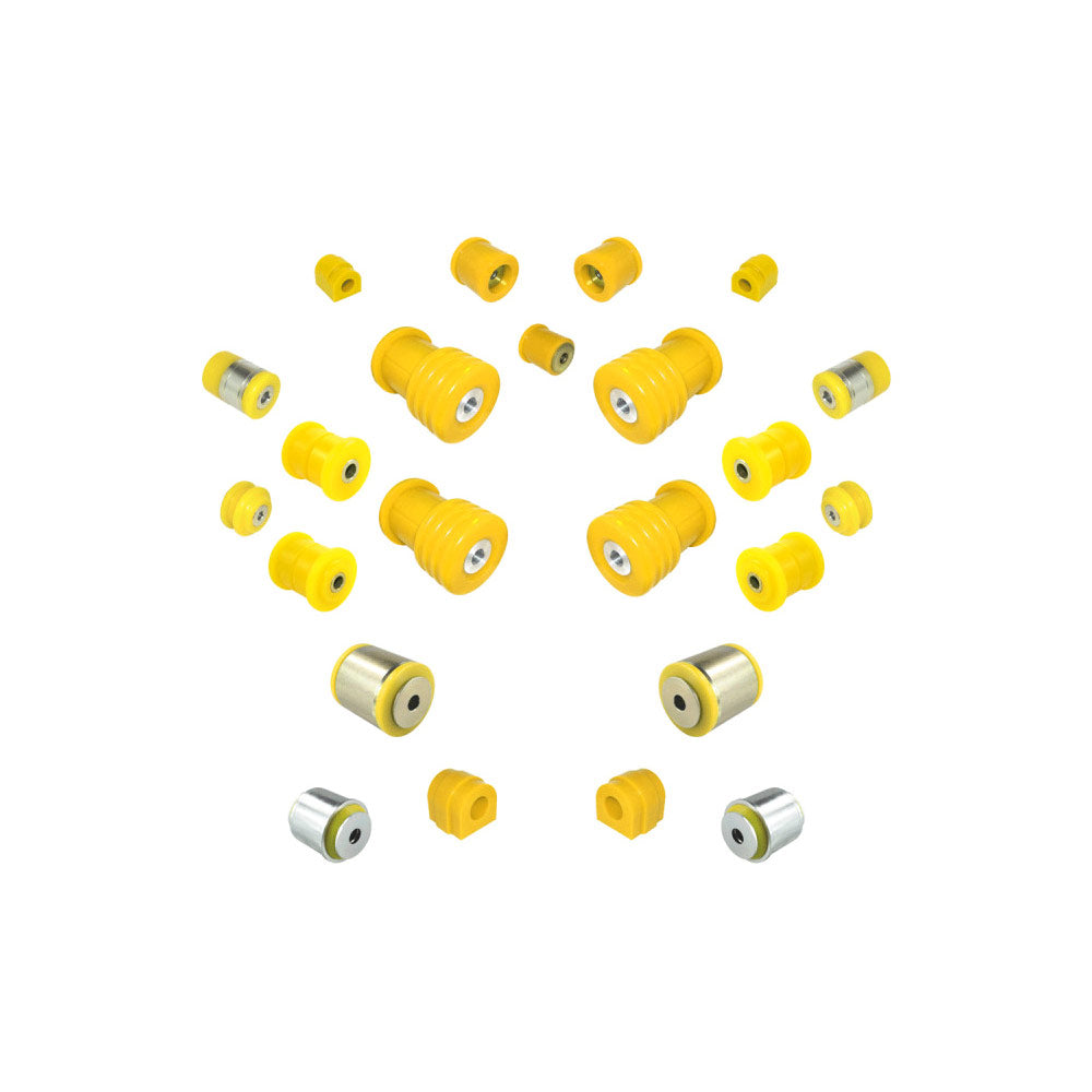 STRONGFLEX Buchsen Set passend für BMW E39 Touring Vorderachse & Hinterachse (PU)