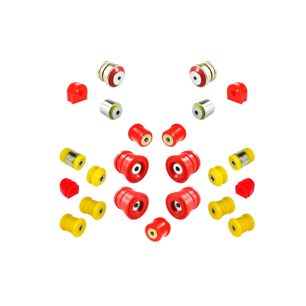 STRONGFLEX Buchsen Set passend für BMW E65 E66 Vorderachse & Hinterachse (PU)
