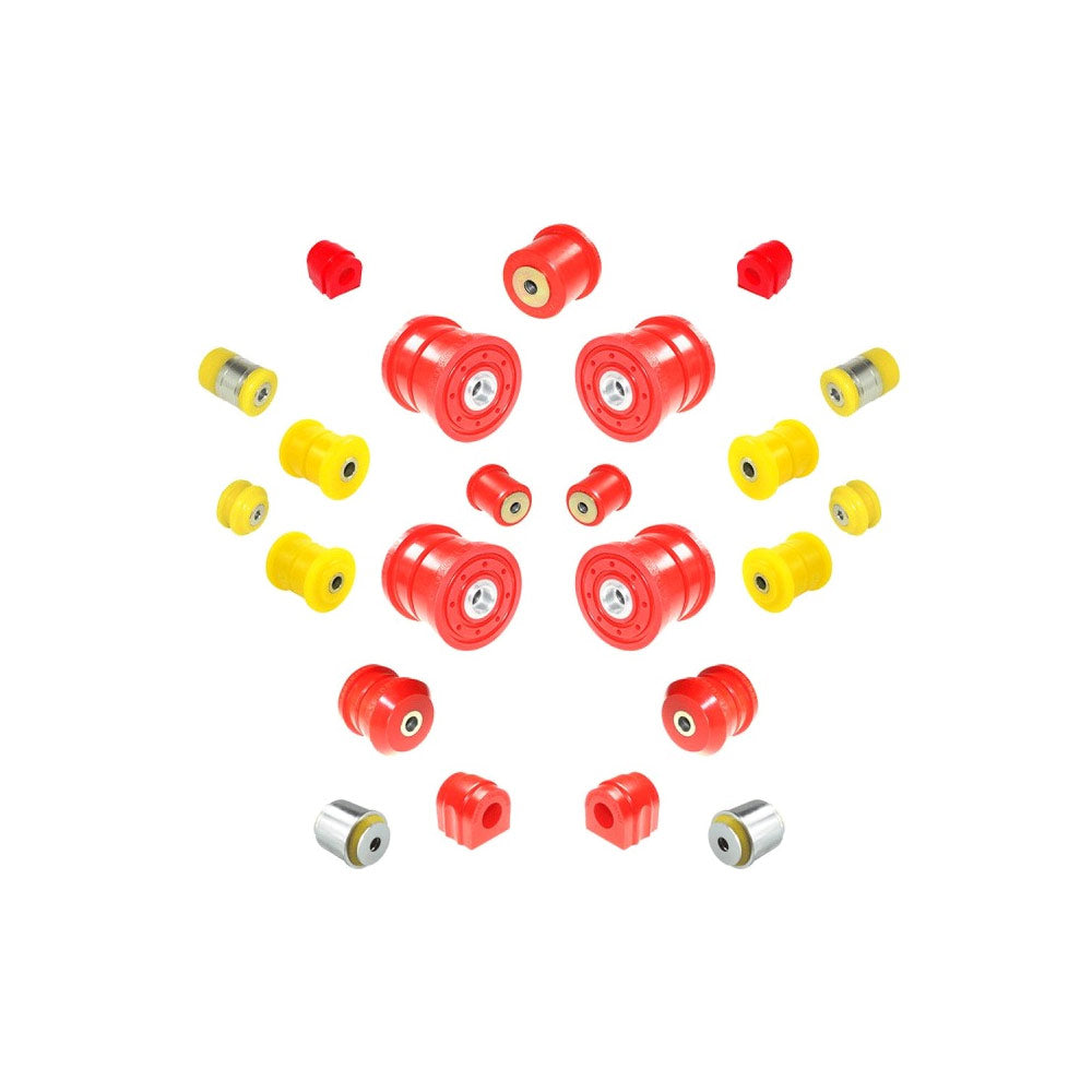 STRONGFLEX Buchsen Set passend für BMW X5 E53 Vorderachse & Hinterachse (PU)