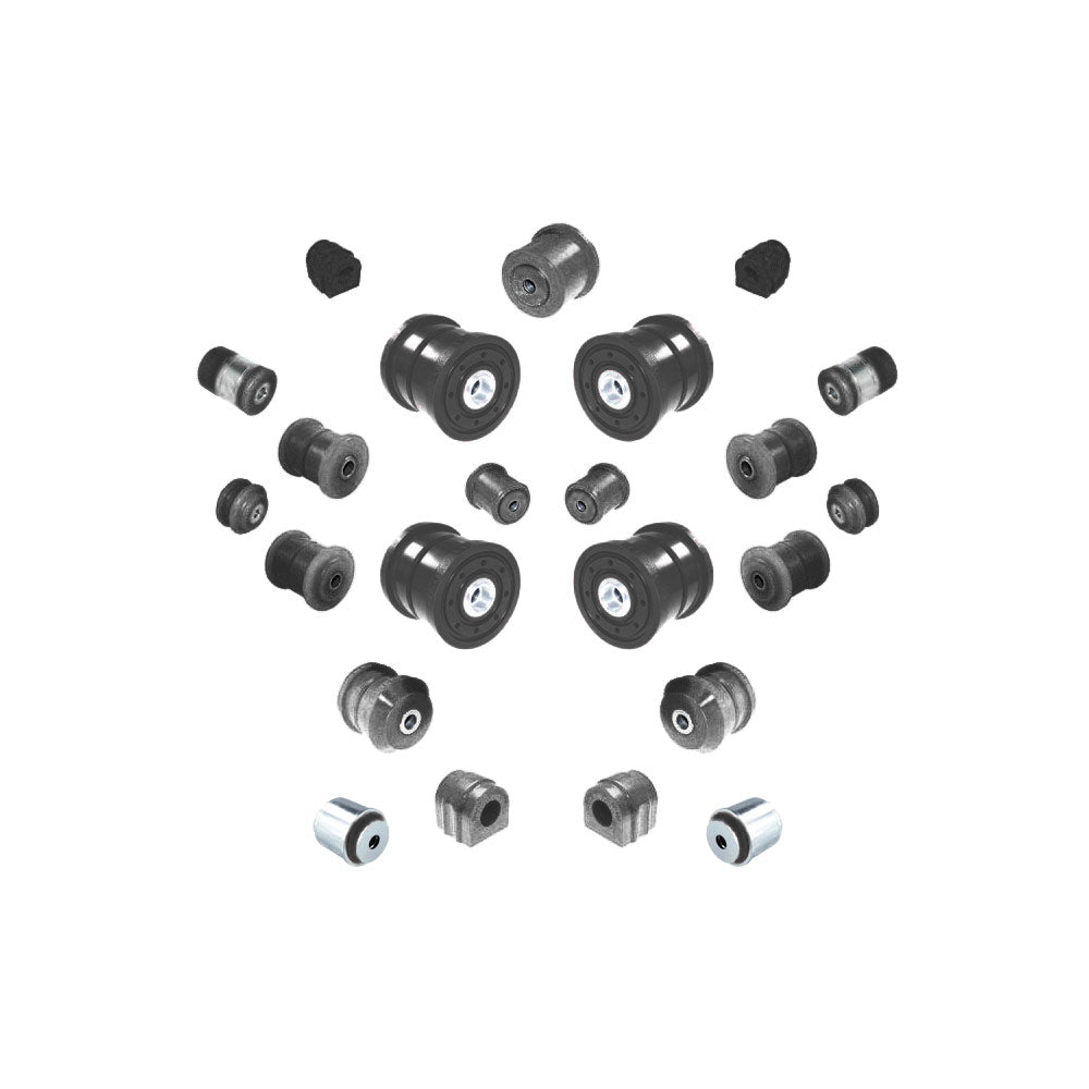 STRONGFLEX Buchsen Set passend für BMW X5 E53 Vorderachse & Hinterachse (PU)