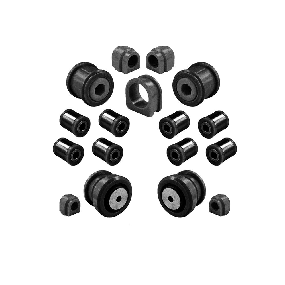 STRONGFLEX Buchsen Set passend für Mini R50 R52 R53 (bis 05/2003) Vorderachse & Hinterachse (PU)