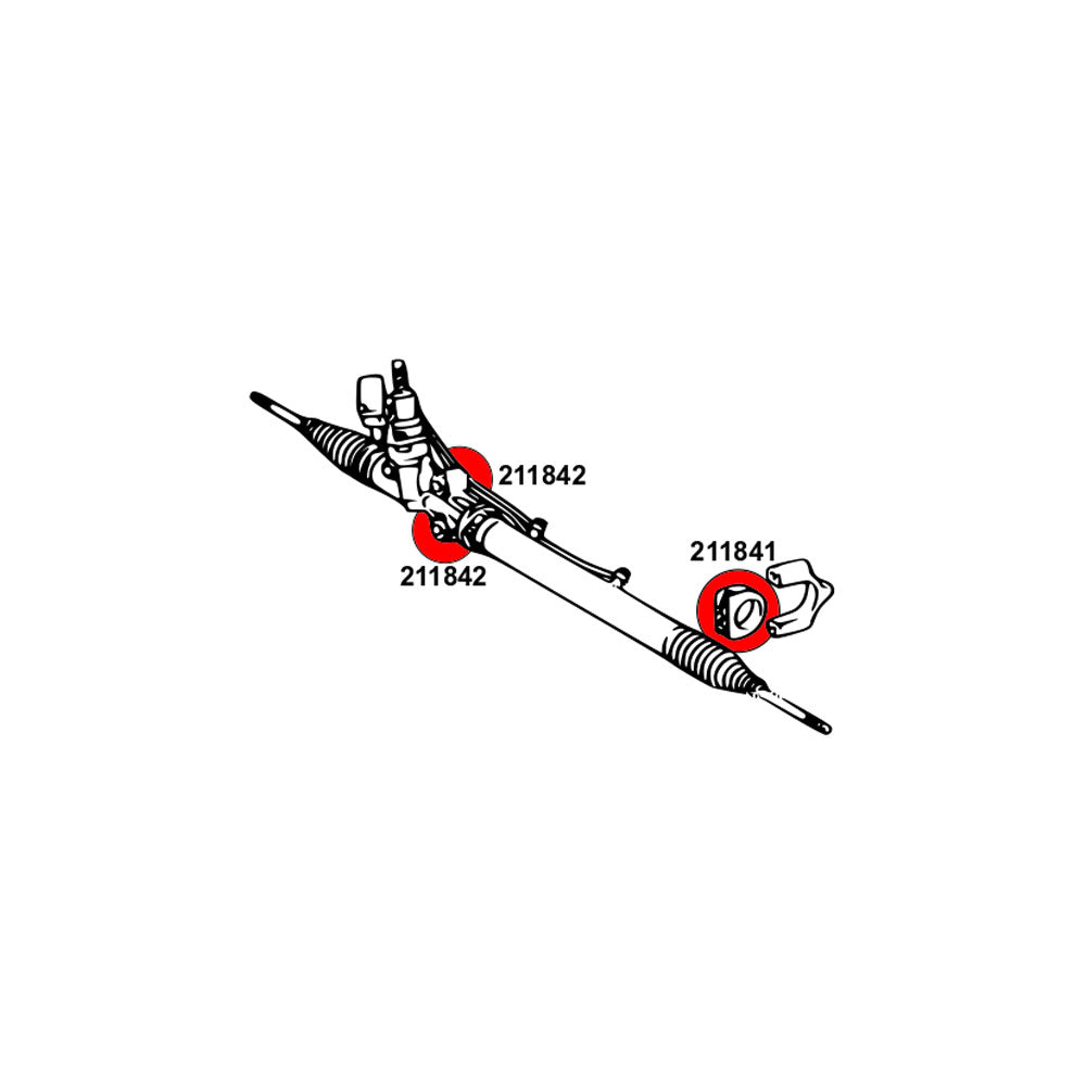 STRONGFLEX Buchsen Set passend für Toyota Mark 2 Vorderachse & Hinterachse (PU)
