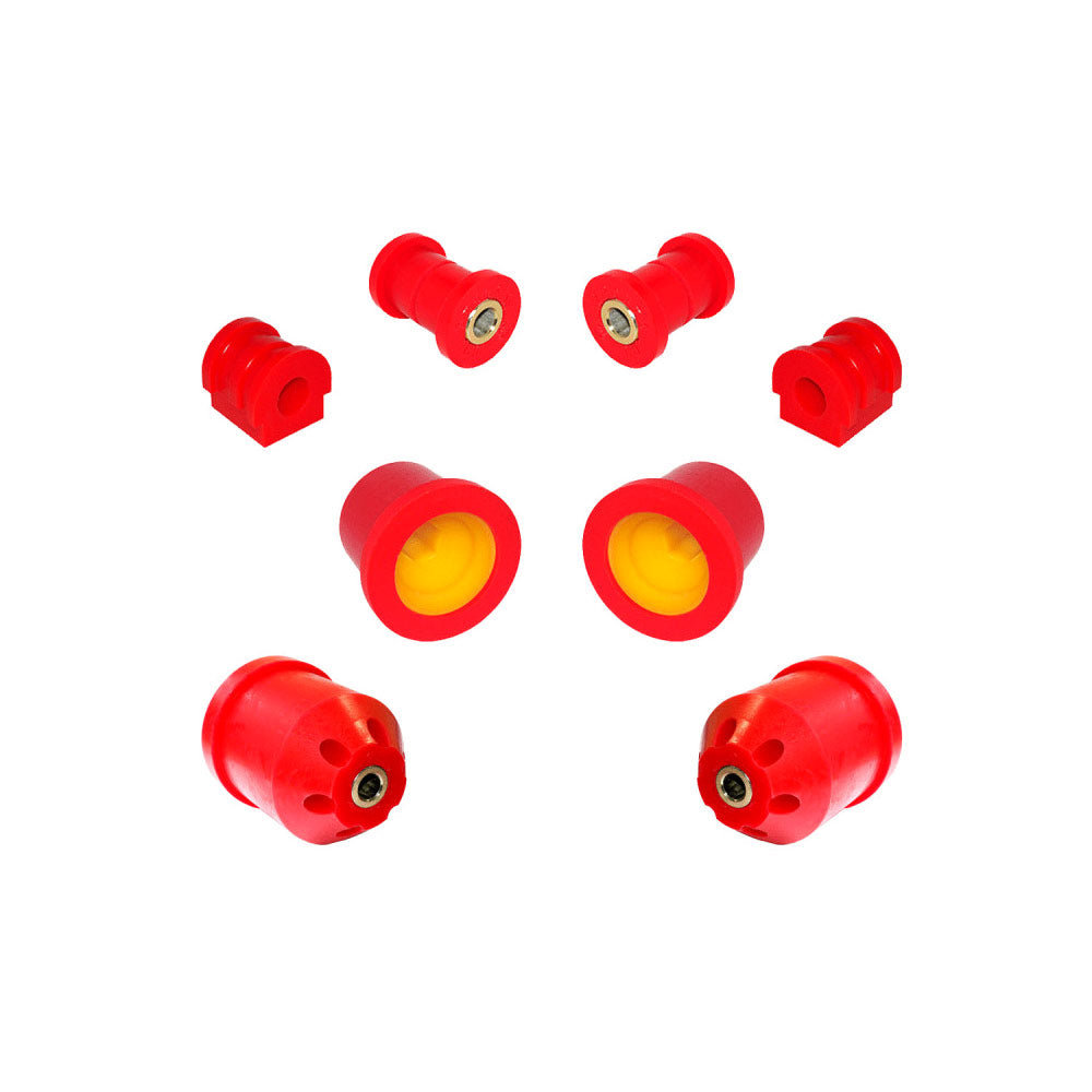 STRONGFLEX Buchsen Set passend für VW Polo 9N Vorderachse & Hinterachsträger (PU)