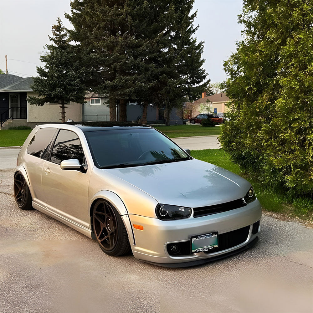 SEKCUSTOMS Widebody Overfender Kotflügelverbreiterung passend für VW Golf 4