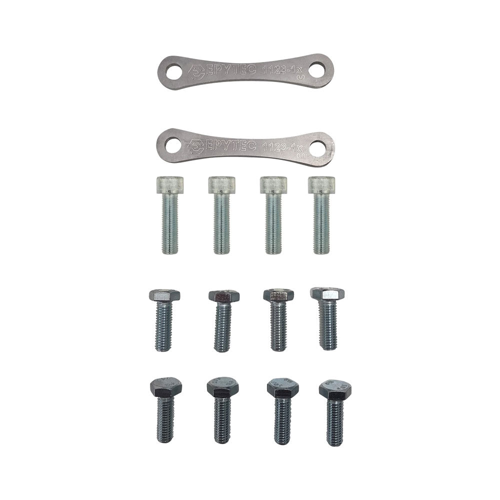 EPYTEC Bremssattel Adapter passend für VW Golf 1 2 3 Corrado Jetta Passat Vento Polo / Seat Ibiza Toledo für Golf 4 R32 Sattel mit 256x22mm Bremsscheibe Hinterachse