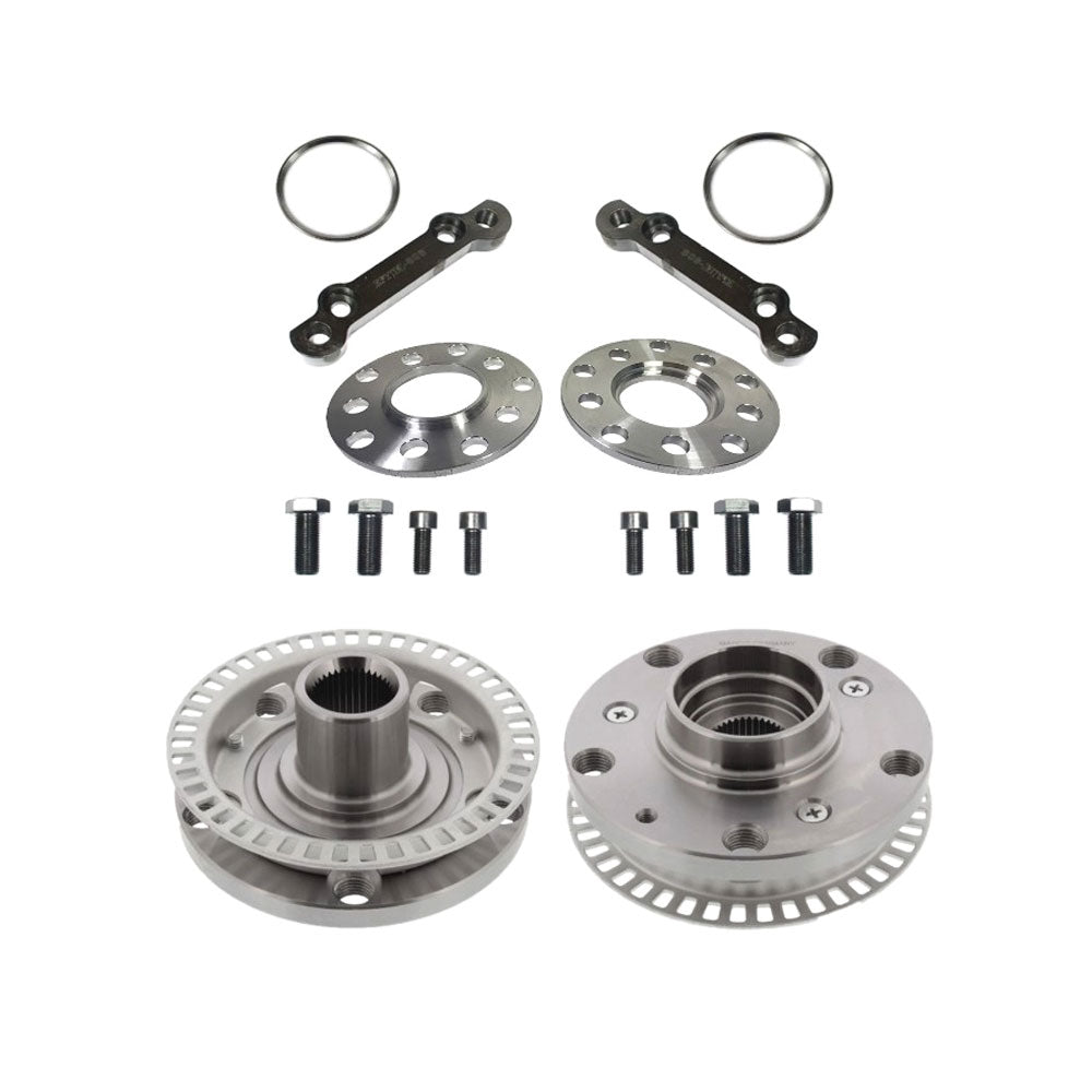 EPYTEC Bremssattel Adapter passend für VW Golf 4 Beetle Polo Bora / Audi A3 TT / Seat Leon für 6-Kolben Porsche ZR18 Sattel mit 360x32mm Bremsscheibe Vorderachse