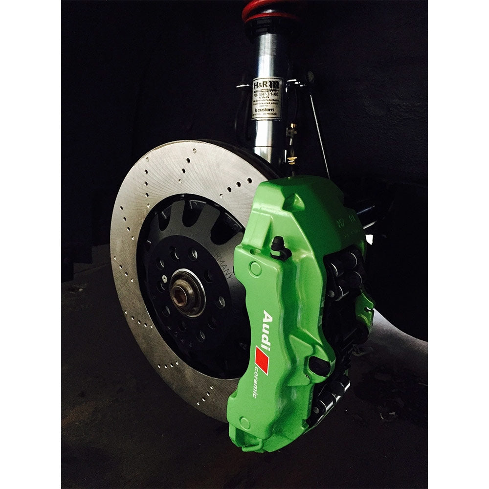 EPYTEC Bremssattel Adapter passend für VW Golf 7 8 Passat Touran Tiguan / Audi A3 8V 8Y / Skoda Octavia / Seat Leon für 6-Kolben Sattel mit 380x38mm Bremsscheibe Vorderachse