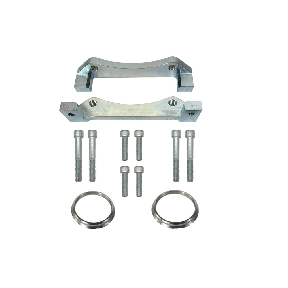 EPYTEC Bremssattel Adapter passend für VW Golf 7 8 Passat Touran Tiguan / Audi A3 8V 8Y / Skoda Octavia / Seat Leon für 6-Kolben Sattel mit 380x38mm Bremsscheibe Vorderachse