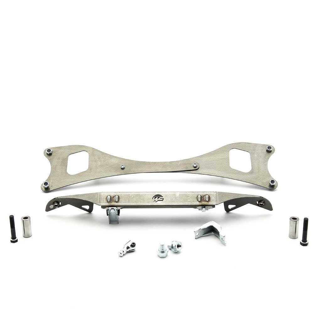 WISEFAB DRIFT Rack Relocation Lenkwinkel Kit V2 passend für Nissan S13 Vorderachse