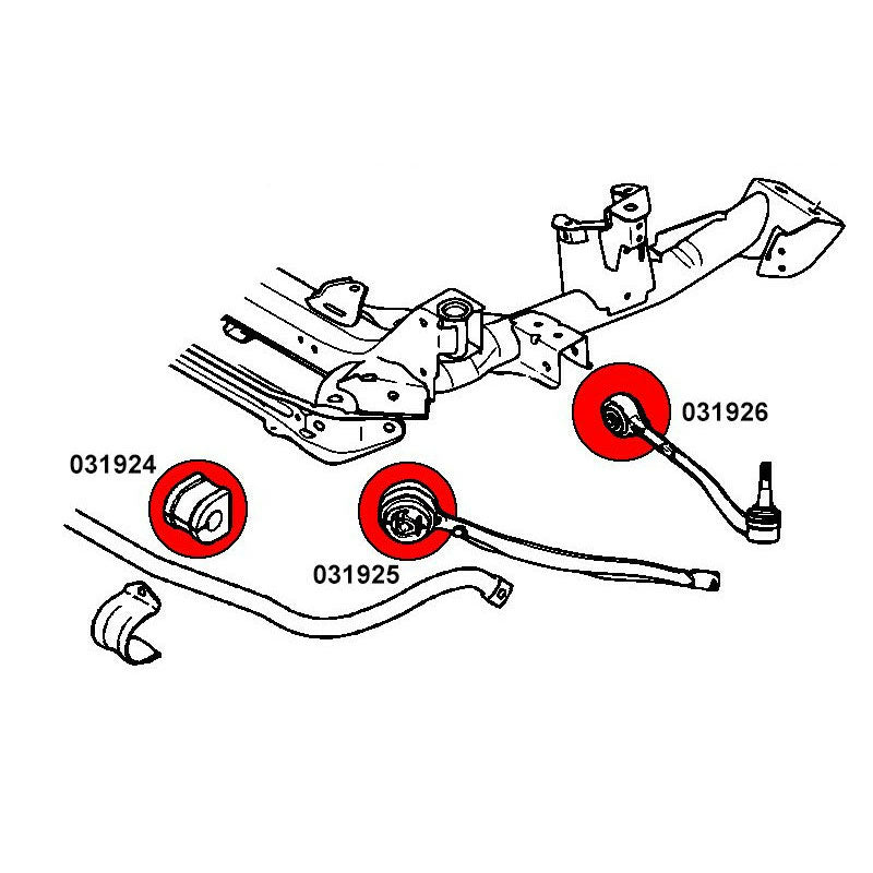 STRONGFLEX BMW X3 E83 Buchsen Set Vorderachse & Hinterachse (PU) - PARTS33 GmbH