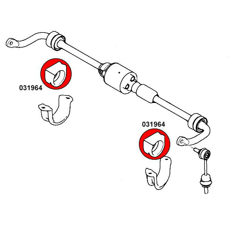 STRONGFLEX BMW E60 E61 Buchsen Set Vorderachse (PU) - PARTS33 GmbH