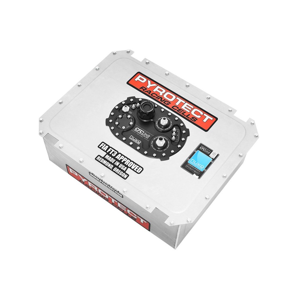 NUKE PERFORMANCE 45 Liter Pyrotect Kraftstofftank mit integriertem Surge Tank (FIA) - PARTS33 GmbH