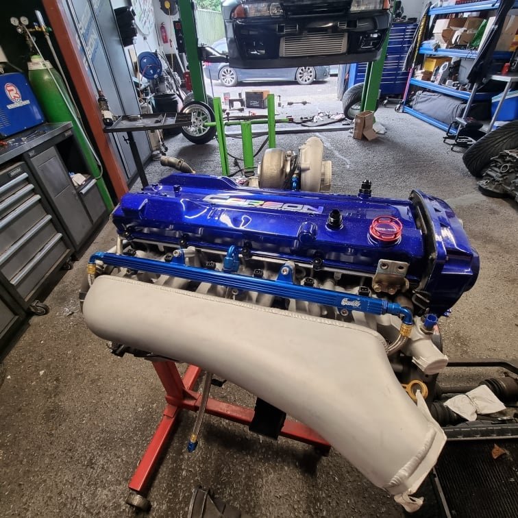 SPEEDTEK Ansaugbrücke Nissan Skyline R33 R34 RB25DET RB25 Neo Guss (Aluminium) - PARTS33 GmbH