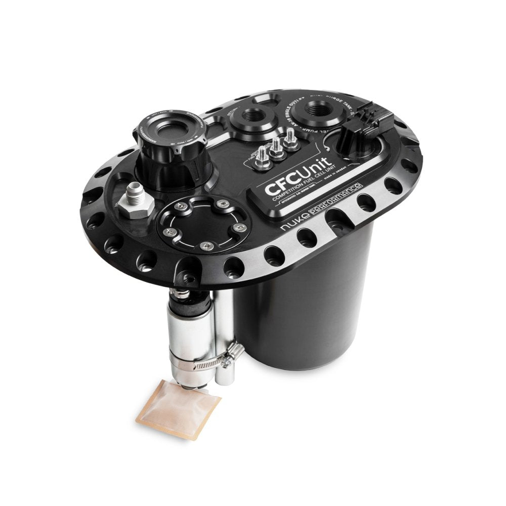 NUKE PERFORMANCE CFC Unit 2 Liter Rennsport Catchtank mit Tankplatte (für bürstenlose Kraftstoffpumpen) - PARTS33 GmbH