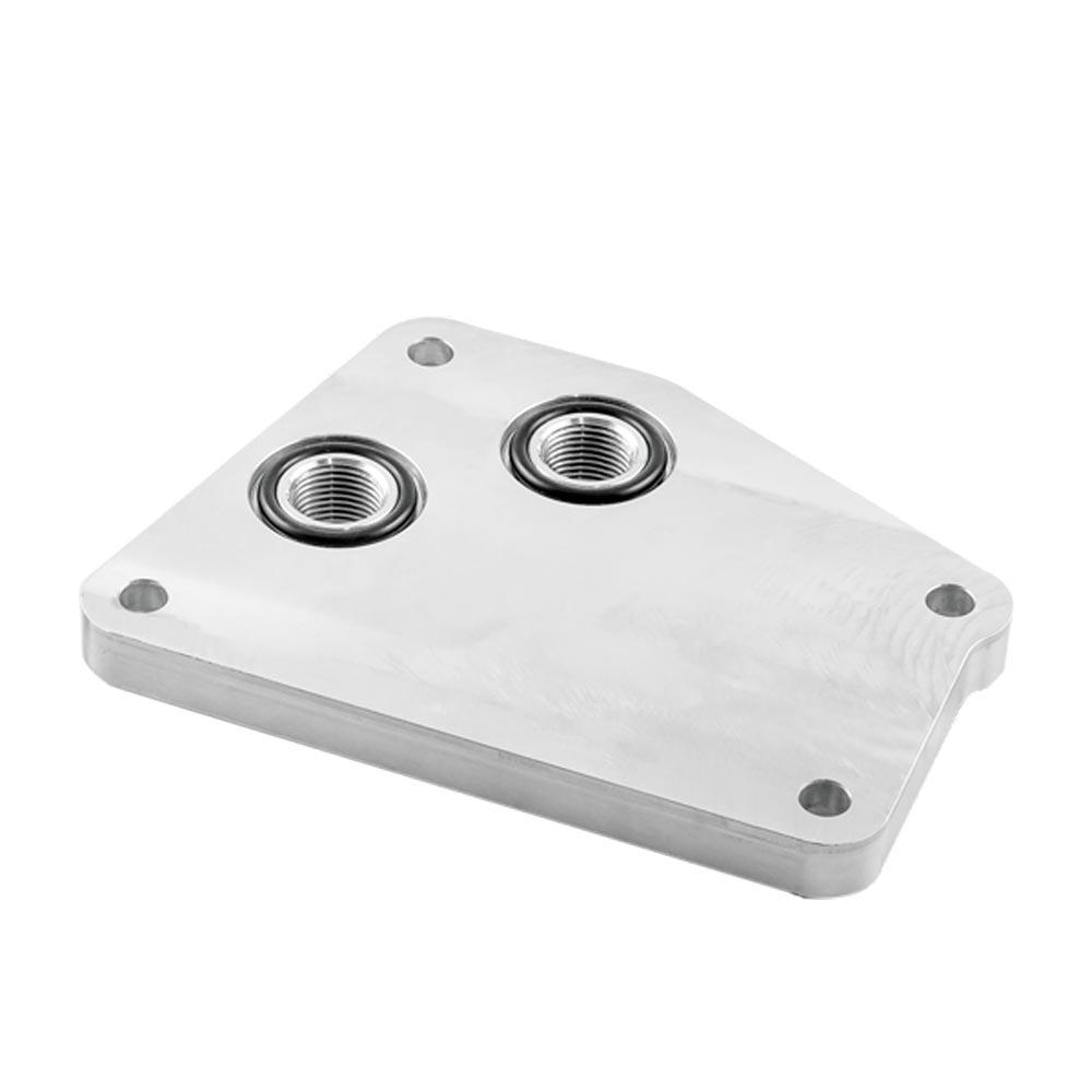 PMC MOTORSPORT Ölfilter Relocation Adapter passend für BMW M60 M62 S62