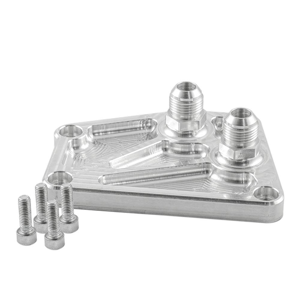 PMC MOTORSPORT Ölfilter Relocation Adapter passend für BMW M60 M62 S62